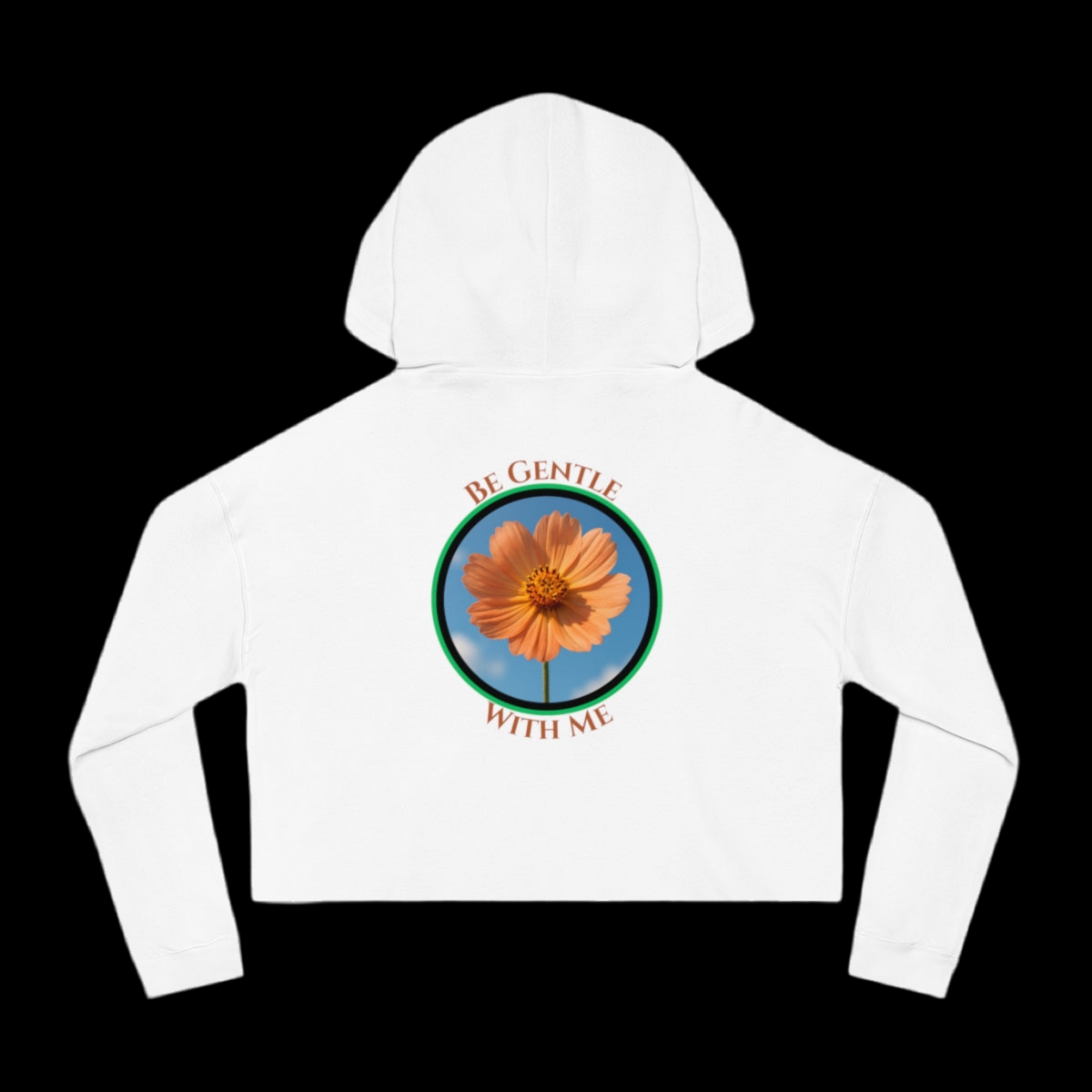 White Flower Hoodie
