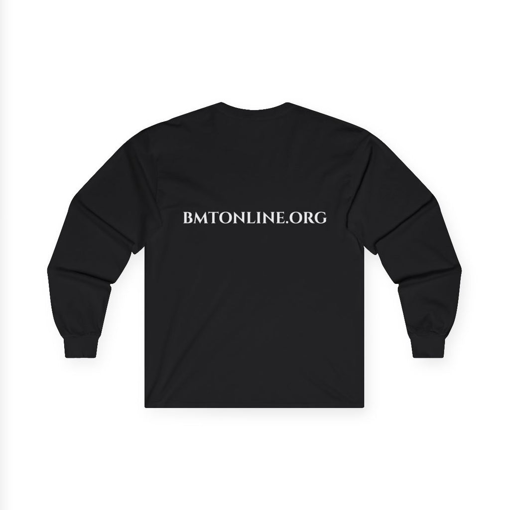 Black Center Logo Long Sleeve