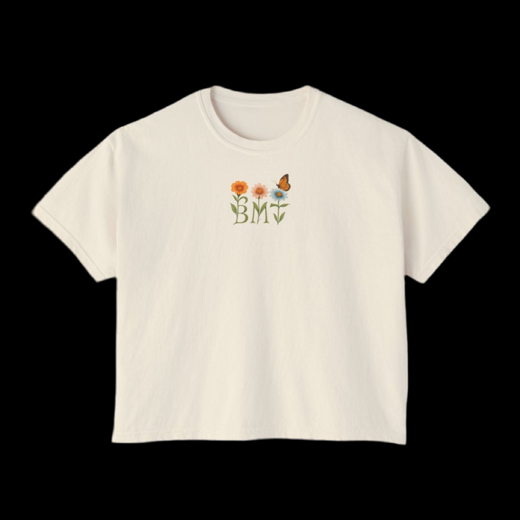 Cream Flower Shirt